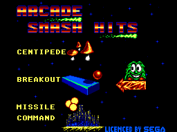 Arcade Smash Hits Title Screen